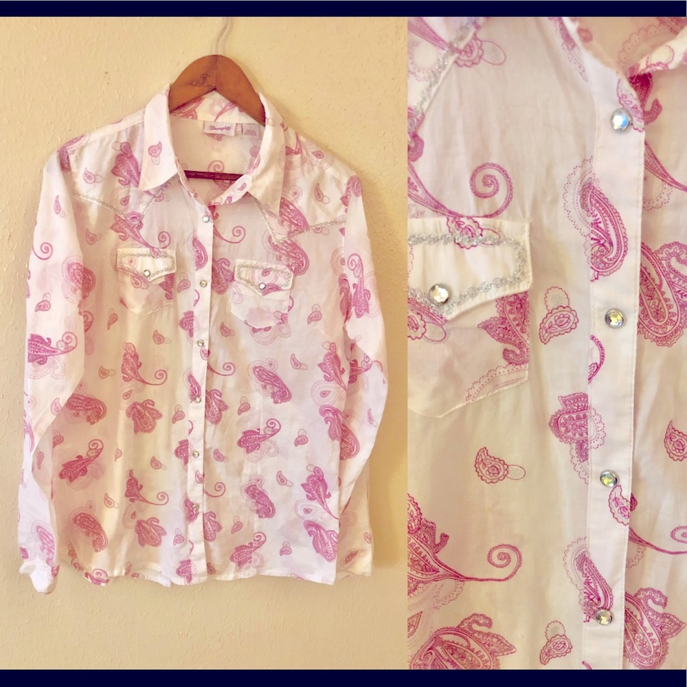 Wrangler Paisley Long sleeve shirt